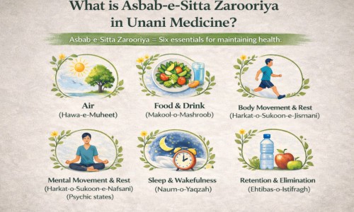 Asbab-e-Sitta Zarooriya: The Six Essential Needs for Holistic Health (Unani Lifestyle Guide)