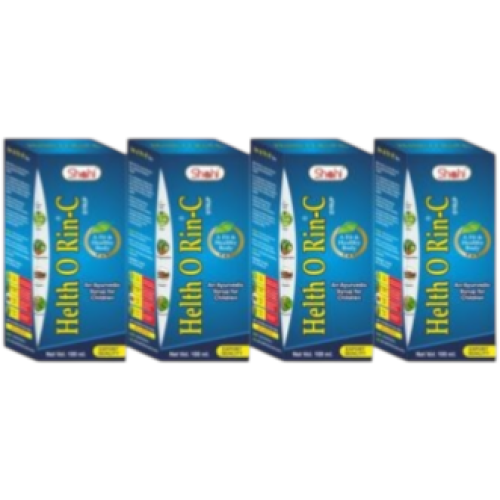 Helth O Rin-C Syrup 100ml for Kids to keep them Active & Fit (Pack of 4)