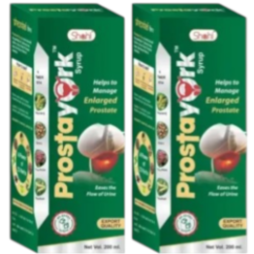 Prostayork Syrup 200ml – Ayurvedic Formula for Prostate & Urinary Wellness (Pack of 2)