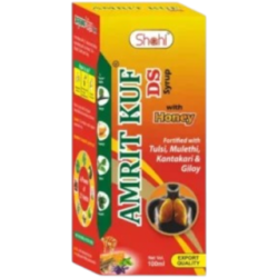 Amrit Kuf DS – Ayurvedic Cough Syrup for Adults with 21 Herbs | 100ml (Pack of 4)