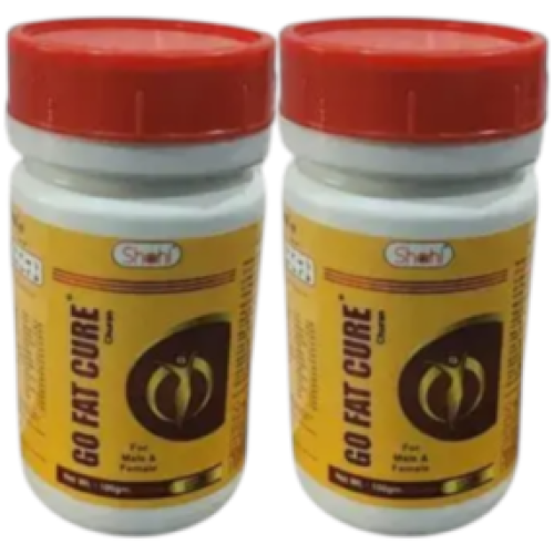 Go Fat Cure Churan 100g Ayurvedic Herbal Remedy for Healthy Weight Management (Pack of 2)