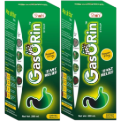 Gasorin Syrup 200ml for Gas & Acidity (Pack of 2)