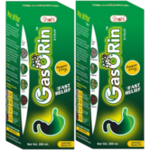 Gasorin Syrup 200ml for Gas & Acidity (Pack of 2)