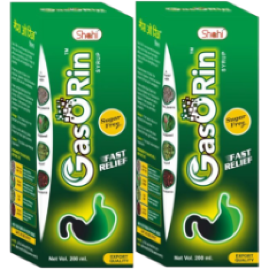 Gasorin Syrup 200ml for Gas & Acidity (Pack of 2)