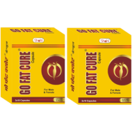 Go Fat Cure Capsules 3x10cap. For Weight Management (Pack of 2)