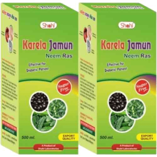 Karela Jamun Neem Ras 500ml (Pack of 2)