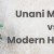 Unani Medicine vs. Modern Healthcare