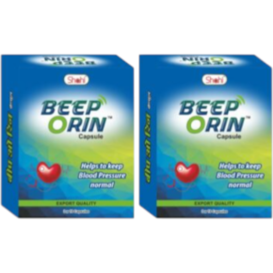 Beep O Rin Capsules 3×10 Cap. to Keep BP in Check (Pack of 2)