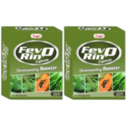 Fev O Rin Capsules 3×10 cap. for Viral Fever (Pack of 2)