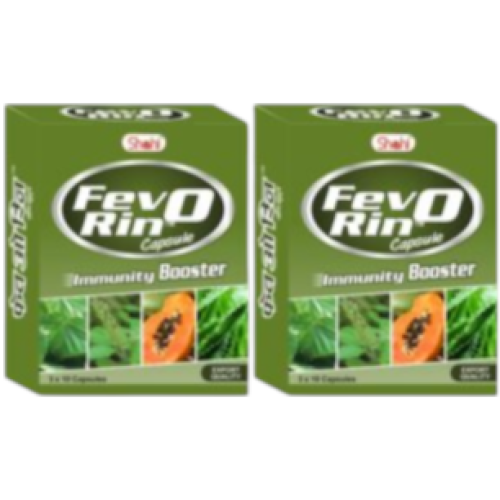 Fev O Rin Capsules 3×10 cap. for Viral Fever (Pack of 2)